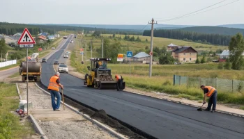 Под Красноярском ремонтируют дорогу Минино &ndash; Овинный за 48,2 млн рублей