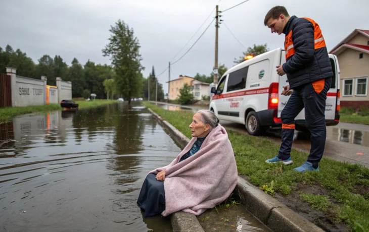 89-летняя тюменка упала в канаву и едва не замерзла