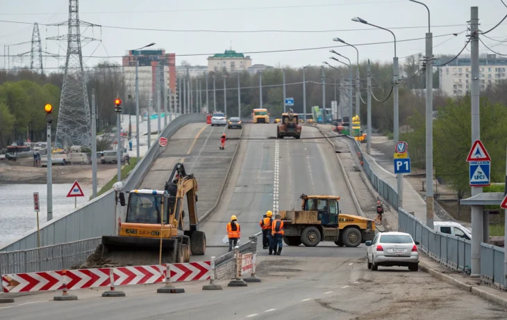 Ремонт моста на Революционной в Тольятти: движение перекрыто