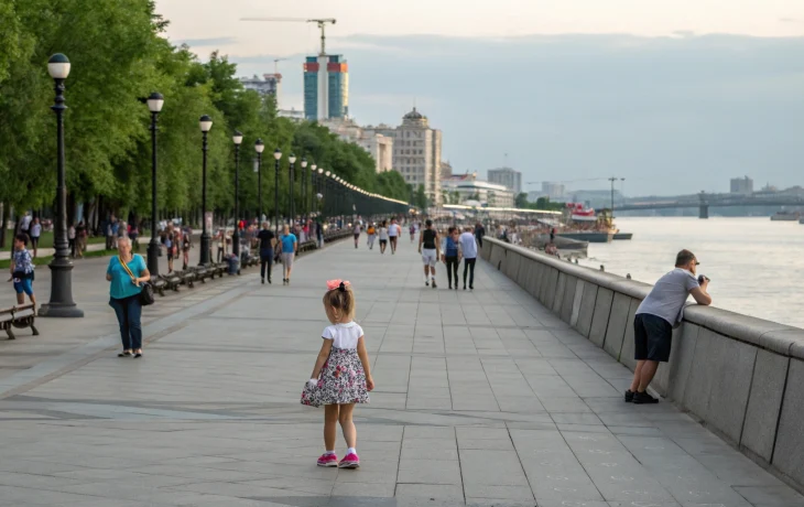 Трехлетняя девочка найдена на набережной Новосибирска