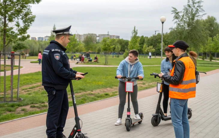 Профилактика нарушений ПДД на электросамокатах в Тольятти