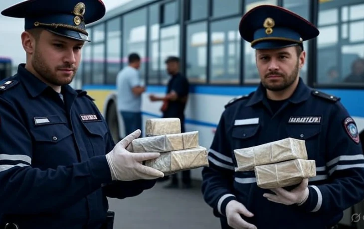 Задержание наркокурьера в Барнауле