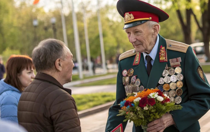 Почтенный ветеран с Кубани встречает 102-й День Победы с бодростью и интересом к жизни