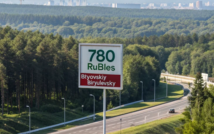 В Москве хотят построить платную трассу через лесопарки &mdash; проезд может стоить до 780 рублей