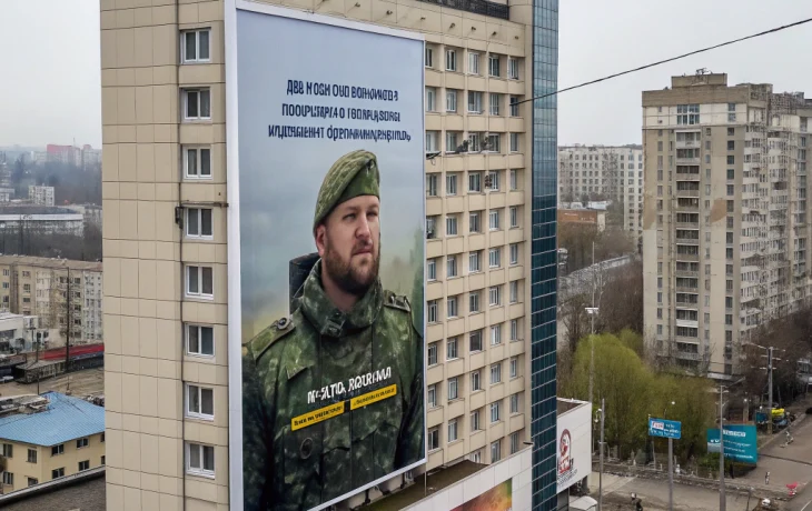 В Краснодаре открыли билборд в честь героя СВО Евгения Коротких
