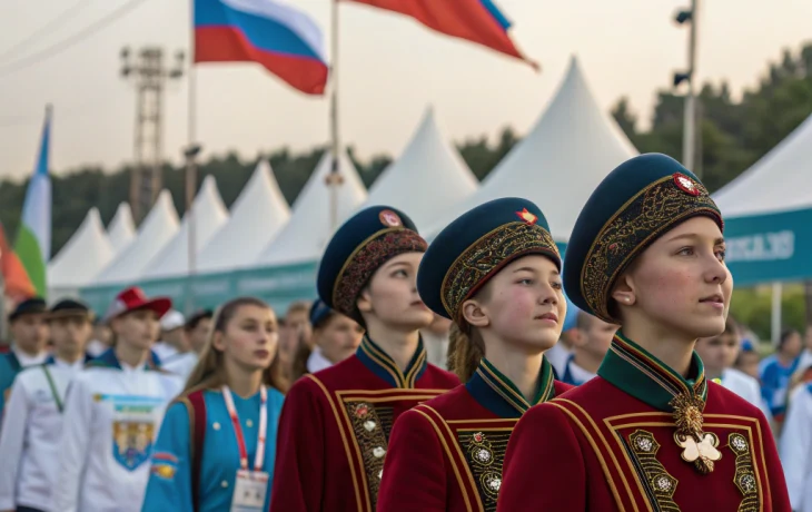 Кубанская делегация представила традиции на слете казачьей молодежи в Волгограде