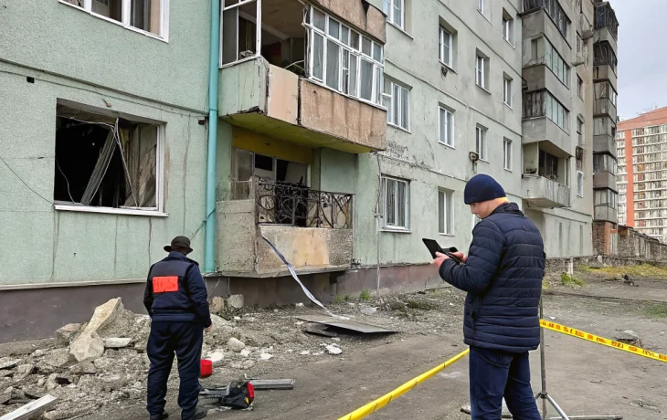 В Новороссийске обследуют жильё и помогают жителям после атаки беспилотников