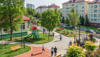 В станице Динской открыли обновлённую зелёную зону по нацпроекту &laquo;Инфраструктура для жизни&raquo;