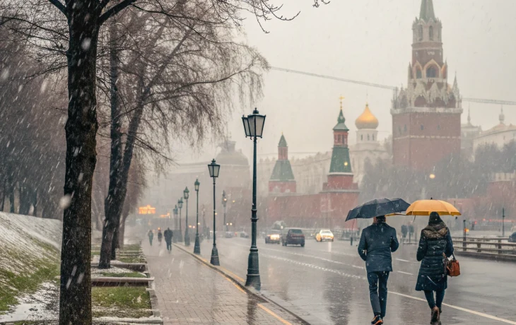 На Москву обрушатся дожди и мокрый снег: синоптики предупреждают о похолодании и пробках