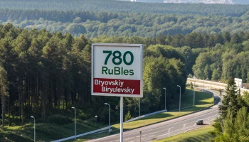 В Москве хотят построить платную трассу через лесопарки &mdash; проезд может стоить до 780 рублей