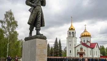 В Полтавской открыли памятник советскому солдату &mdash; символу Победы и освобождения Европы