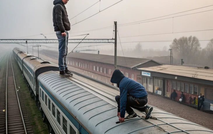 Трагедия на Кубани: подросток погиб от удара током на крыше грузового поезда
