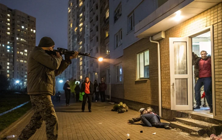 В Екатеринбурге мужчина устроил стрельбу во дворе после застолья и скрылся