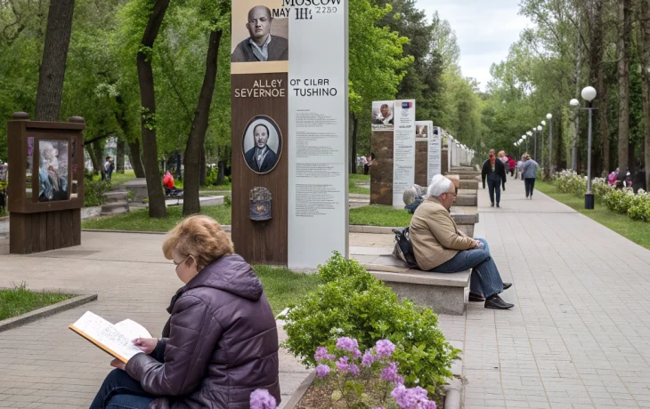 Аллею Славы обновили в парке &laquo;Северное Тушино&raquo; к 80-летию Победы