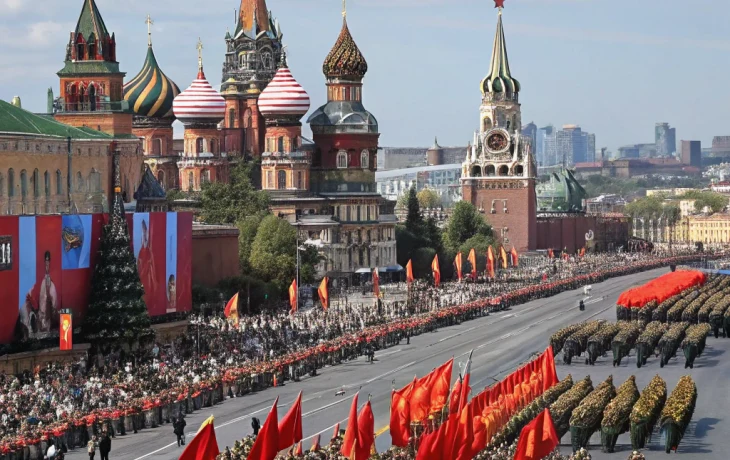 Более 11 тысяч военнослужащих прошли по Красной площади в юбилейном Параде Победы в Москве