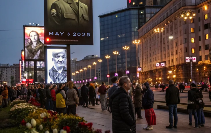 Фотографии героев ВОВ показали на цифровых экранах Москвы в рамках акции &laquo;Бессмертный полк&raquo;