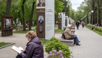 Аллею Славы обновили в парке &laquo;Северное Тушино&raquo; к 80-летию Победы