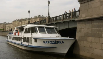 В Петербурге теплоход &laquo;Чародейка&raquo; врезался в мост Белинского