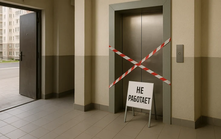 В Москве лифт с пассажиркой сорвался на девять этажей