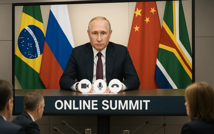 Путин примет участие в онлайн-саммите БРИКС 8 сентября